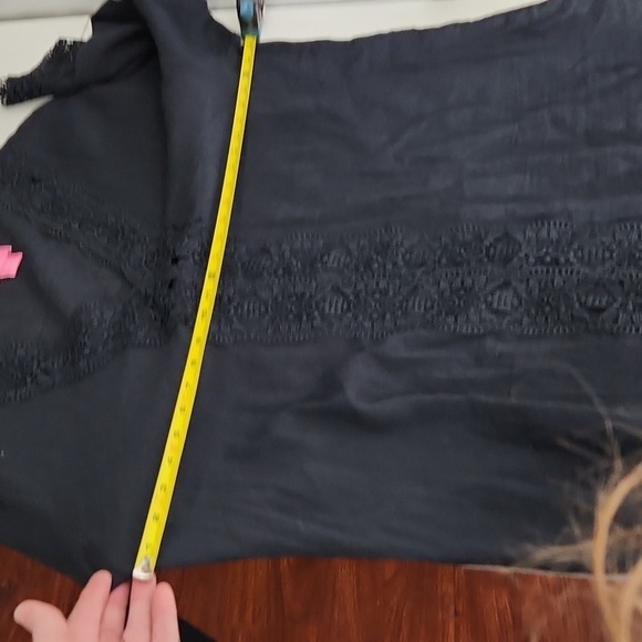 Issac Mizrahi Dress Top Womens Size XXL Lace V Neck Tunic Boho Whimsigoth - Picture 8 of 11